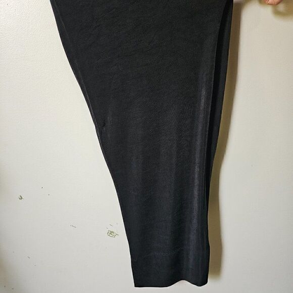 EUC VINTAGE LINDEN HILL BLACK SLINKY SOFT STRAIGHT PANTS SIZE M - Picture 12 of 16